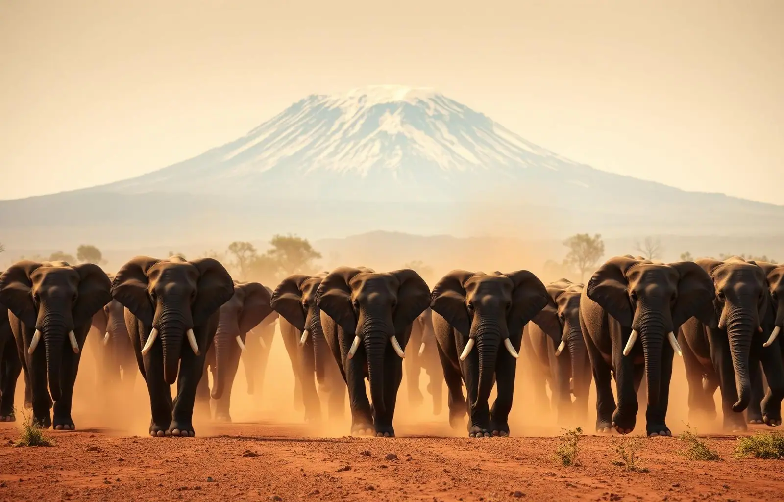 Elephants of Amboseli