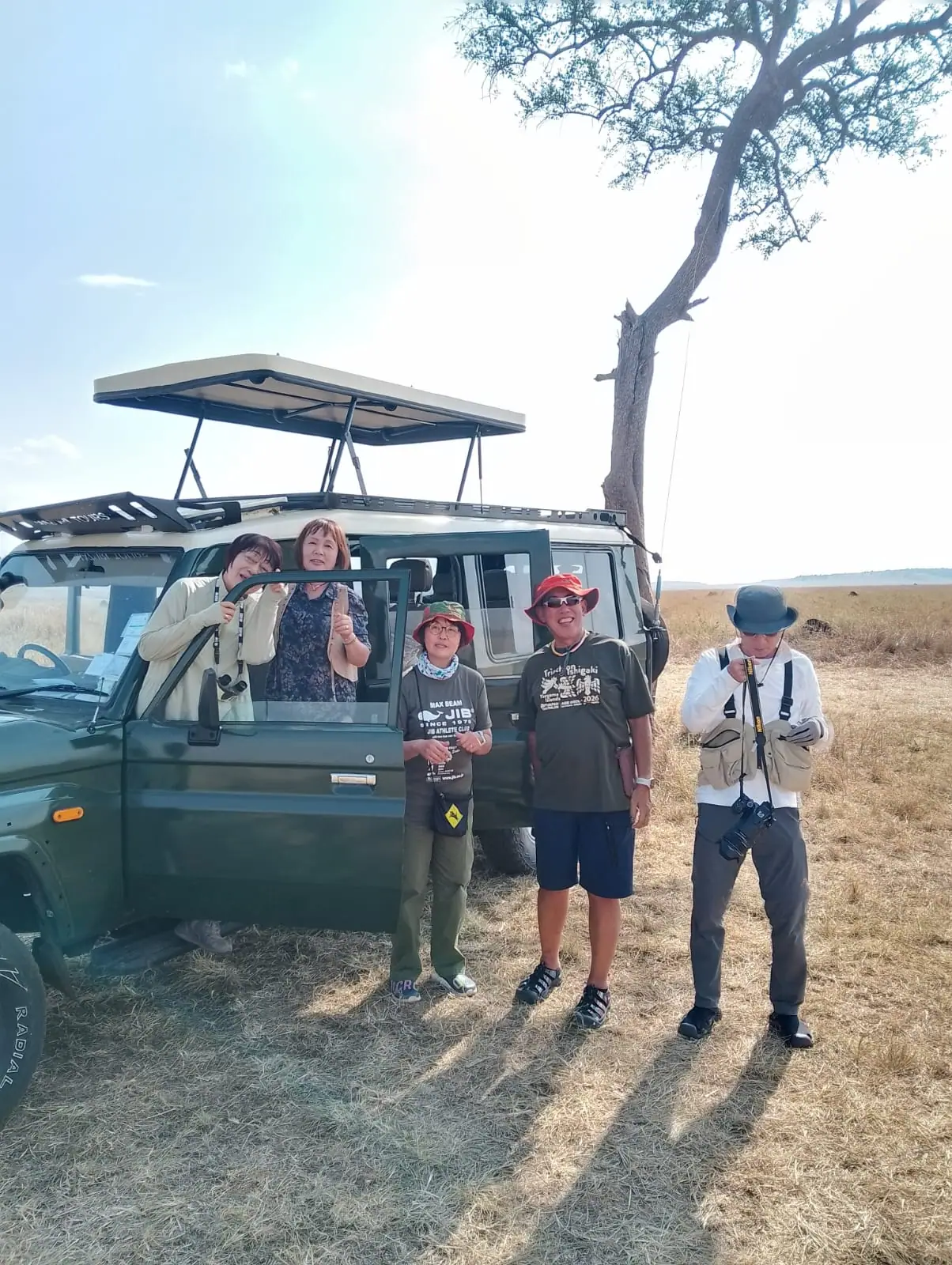 Our guests in the Maasai Mara