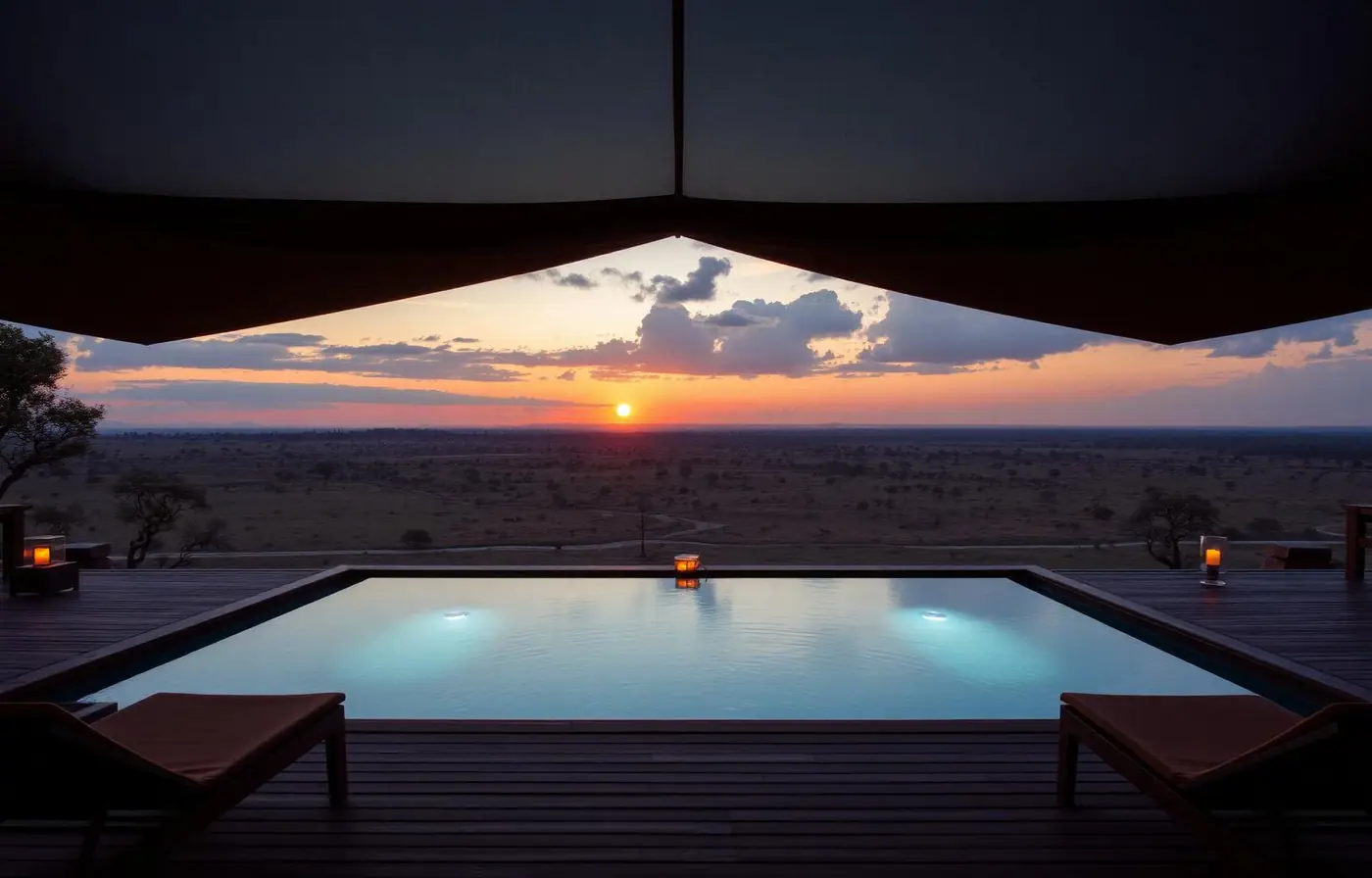 Luxury safari lodge